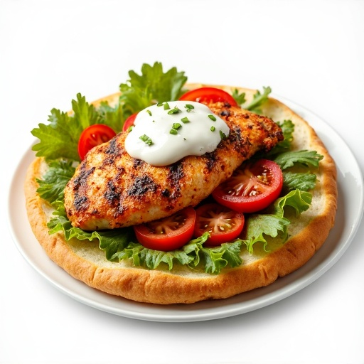 PAIN ROND POULET