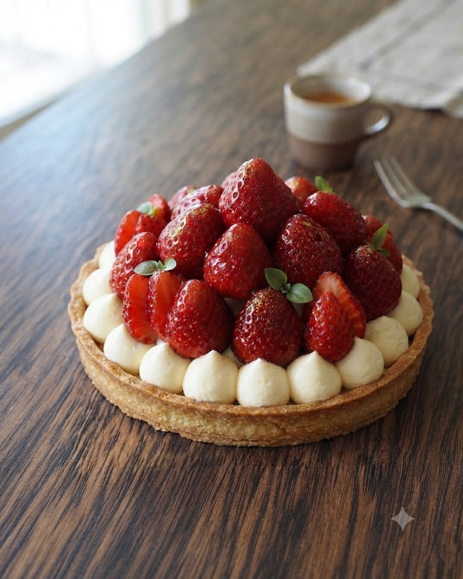 Tarte aux Fraises de Saison